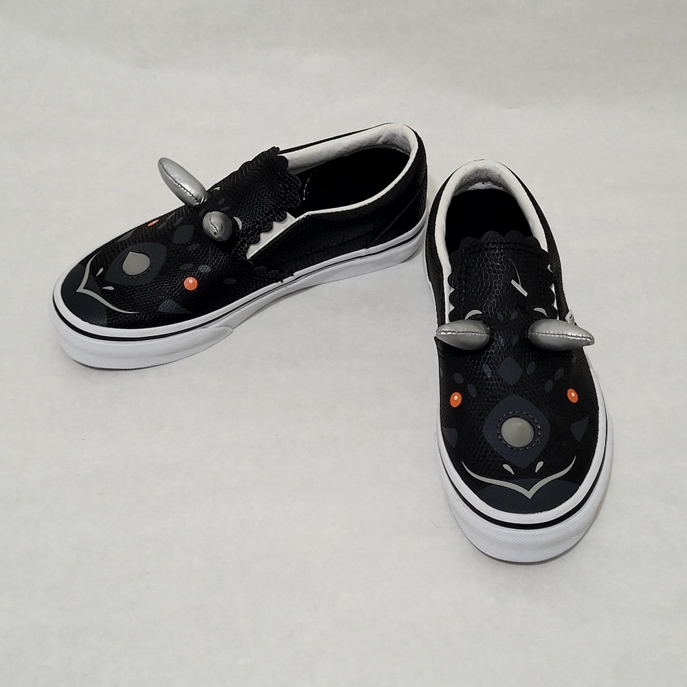 Vans Girls Triceratops Slip On Sneakers